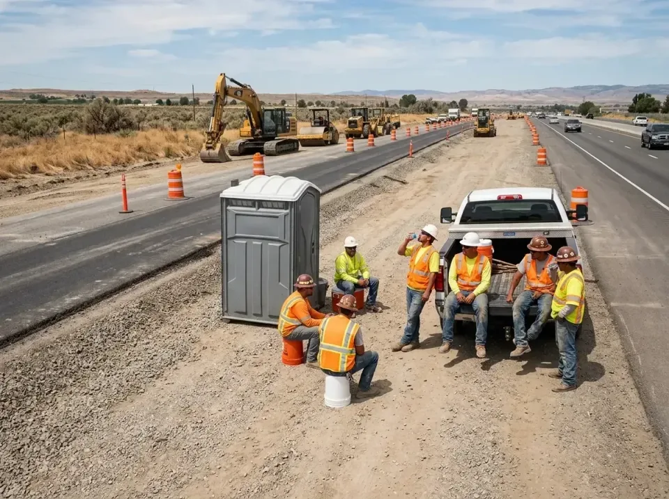 highway-road-construction-crew-007 — frequently asked questions, Porta Potty and Restroom Rentals in Four Corners, MD